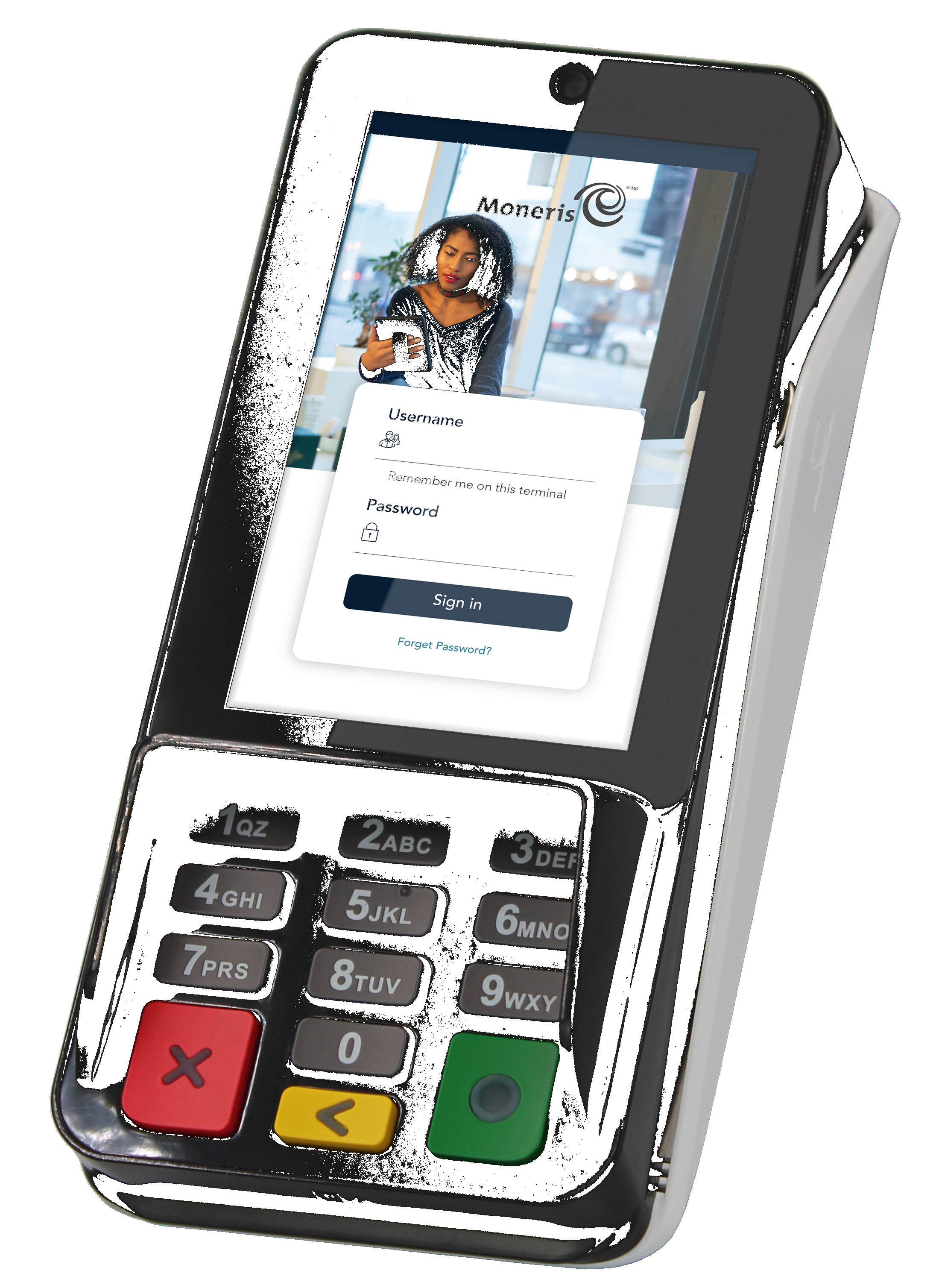 Moneris payment terminal